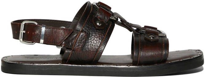 Dsquared2 Sandalen met studs Bruin