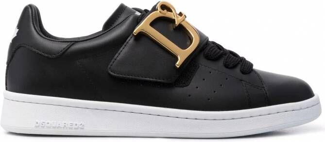 DSQUARED2 Sneakers met klittenband Zwart