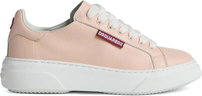 DSQUARED2 Sneakers met logo-reliëf Roze