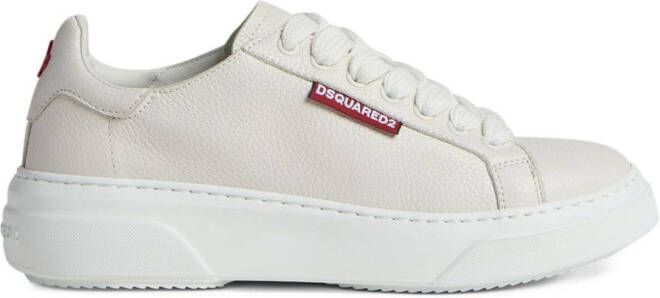 DSQUARED2 Sneakers met logo-reliëf Wit