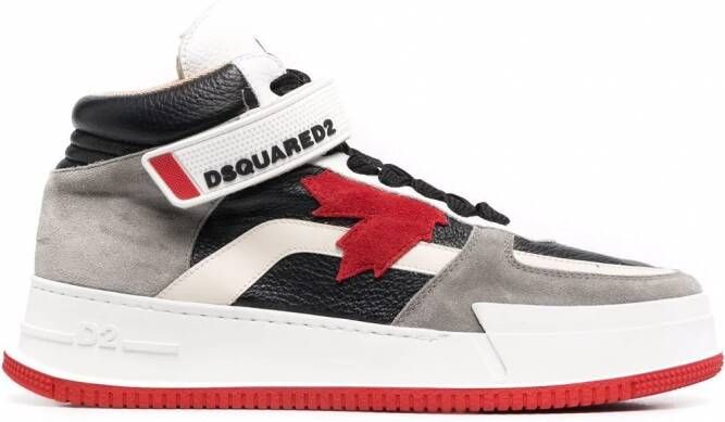 DSQUARED2 Sneakers met logoprint Grijs