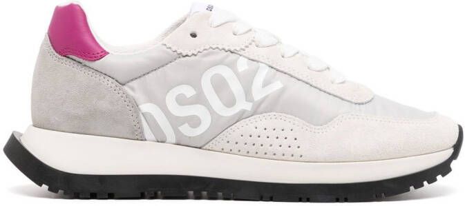 DSQUARED2 Sneakers met logoprint Grijs