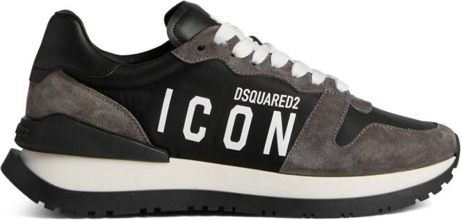 Dsquared2 Sneakers met print Zwart