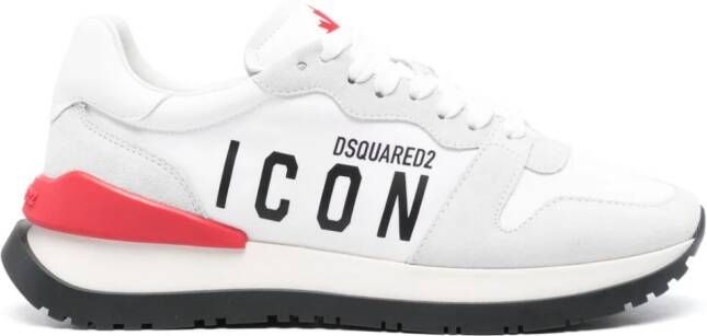 DSQUARED2 Sneakers met vlakken Beige