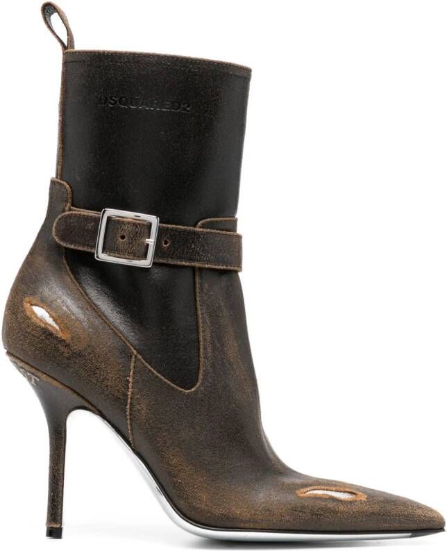 DSQUARED2 Suède laarzen Groen