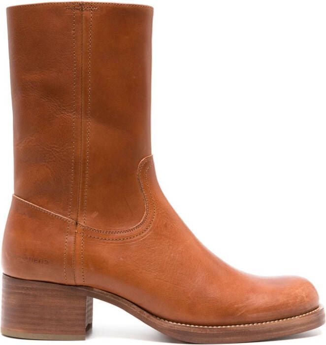 DSQUARED2 Vintage leren laarzen Bruin