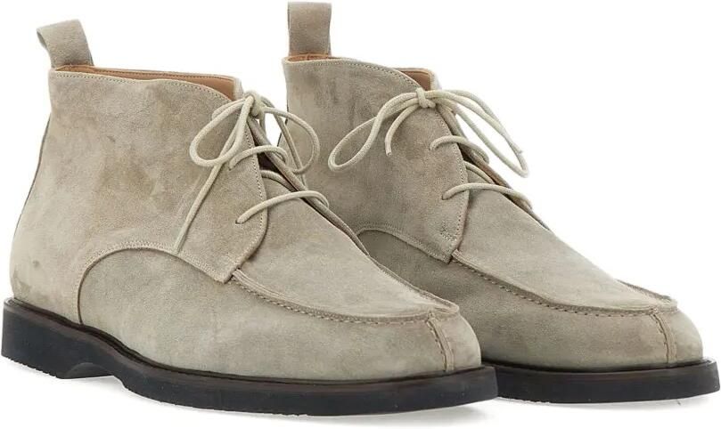 Duca Degli Abruzzi Ascanio suède loafers Beige - Foto 5