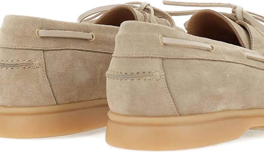 Duca Degli Abruzzi Bista Kaleido suède loafers Beige - Foto 3