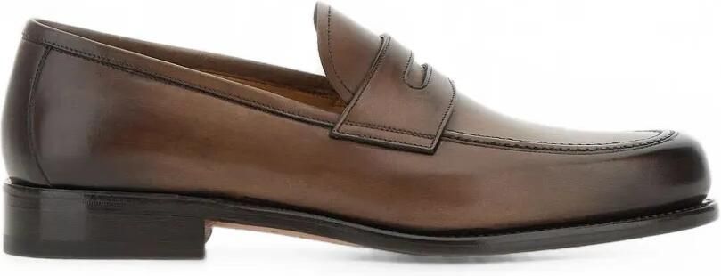 Duca Degli Abruzzi F.M. Lav. GY leren loafers Bruin