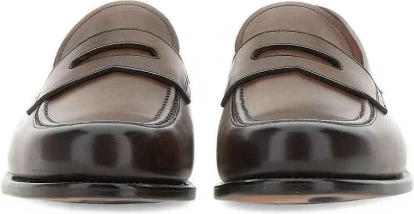 Duca Degli Abruzzi F.M. Lav. GY leren loafers Bruin - Foto 5