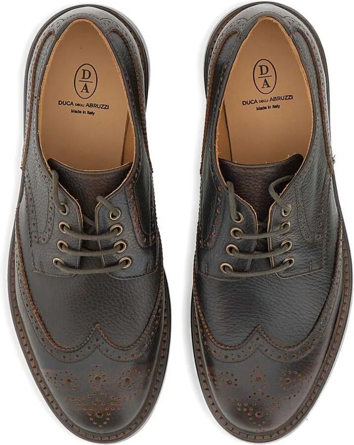Duca Degli Abruzzi James leren derby schoenen Bruin - Foto 2
