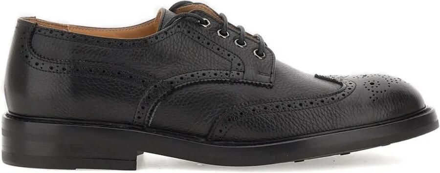 Duca Degli Abruzzi James leren derby schoenen Zwart