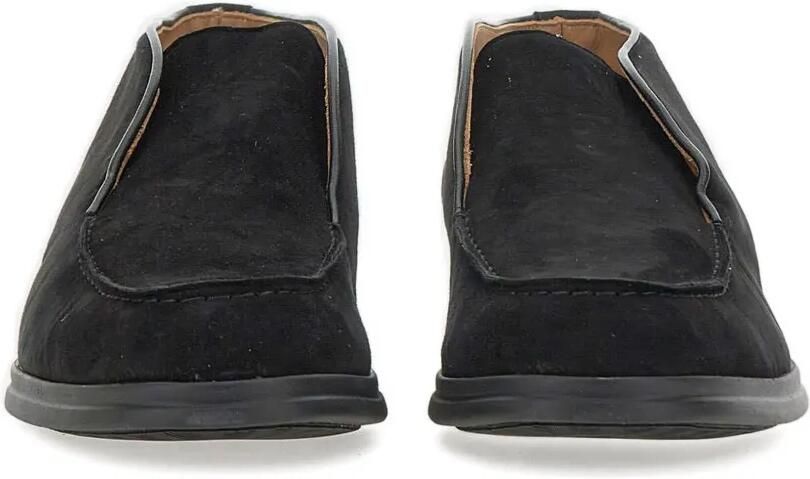 Duca Degli Abruzzi Leo suède loafers Zwart - Foto 4