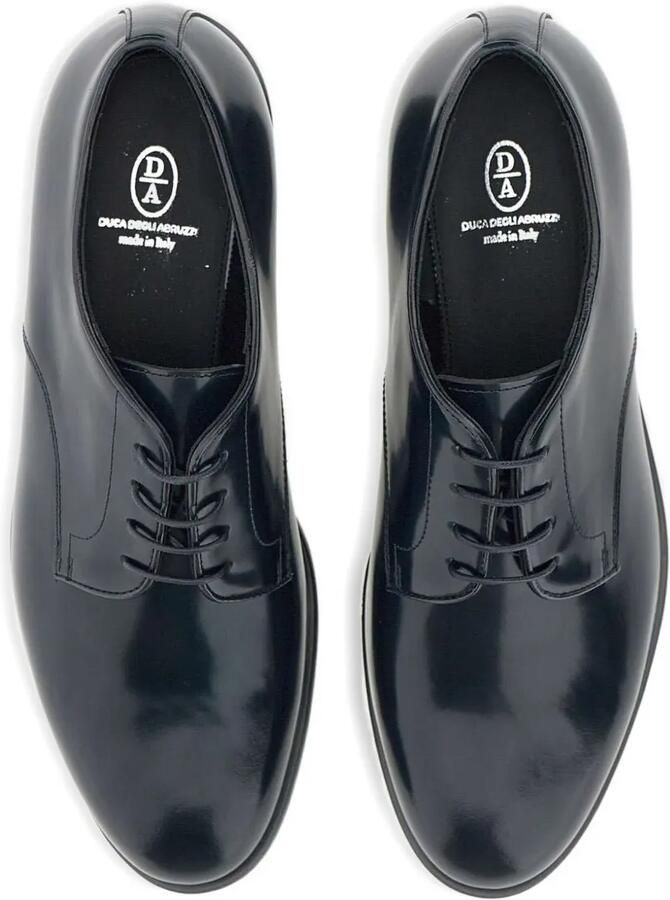 Duca Degli Abruzzi Leren derby schoenen Zwart - Foto 2