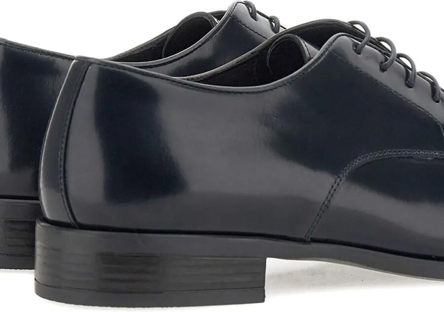 Duca Degli Abruzzi Leren derby schoenen Zwart - Foto 3