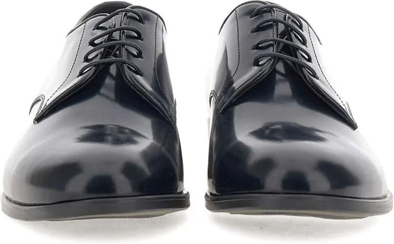 Duca Degli Abruzzi Leren derby schoenen Zwart - Foto 4