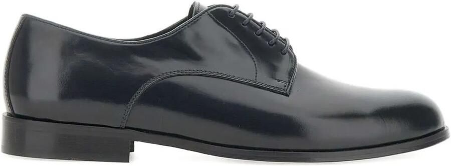 Duca Degli Abruzzi Leren Derby veterschoenen Blauw