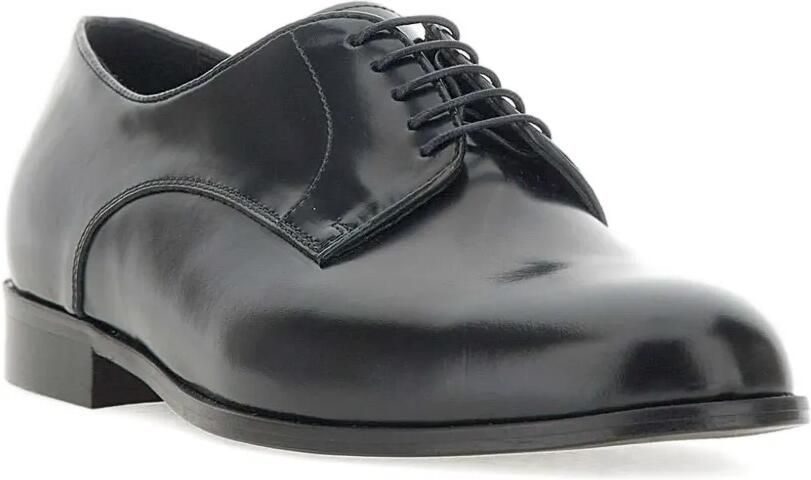 Duca Degli Abruzzi Leren Derby veterschoenen Blauw - Foto 4