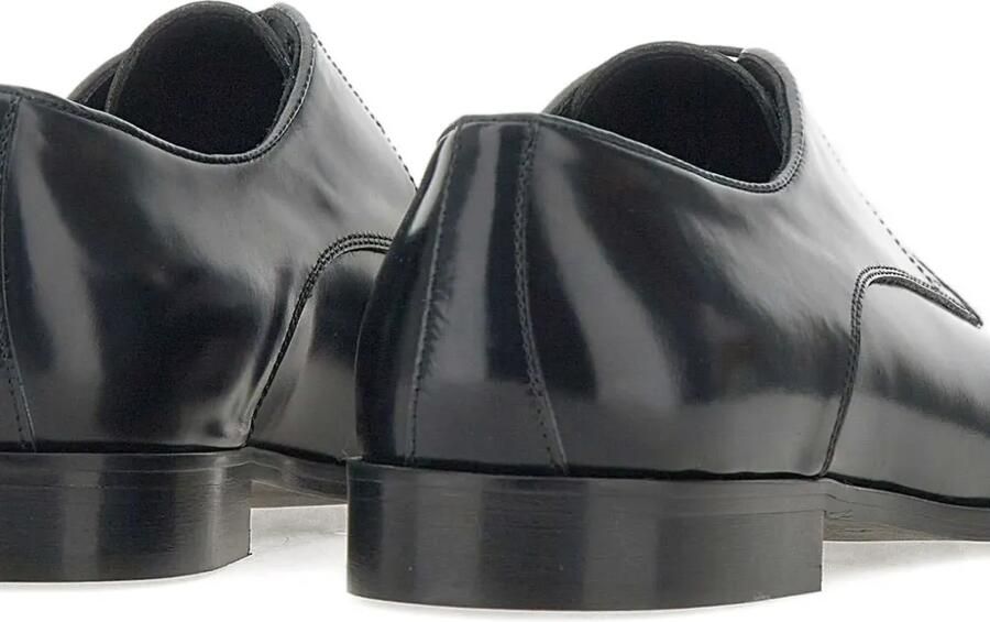Duca Degli Abruzzi Leren Derby veterschoenen Blauw - Foto 3