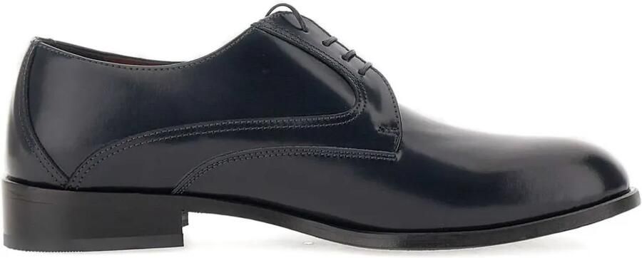Duca Degli Abruzzi Leren Derby veterschoenen Blauw
