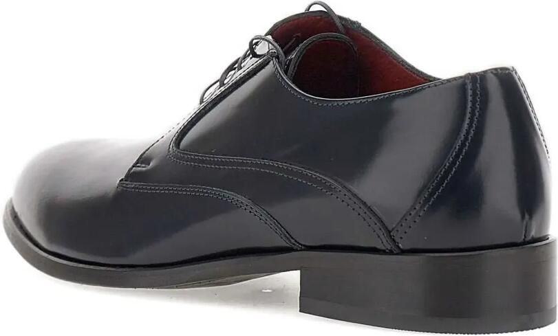Duca Degli Abruzzi Leren Derby veterschoenen Blauw - Foto 4