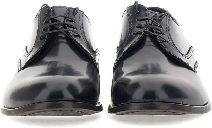 Duca Degli Abruzzi Leren Derby veterschoenen Blauw - Foto 5