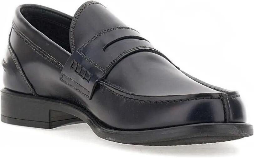 Duca Degli Abruzzi Monaco leren loafers Zwart - Foto 3