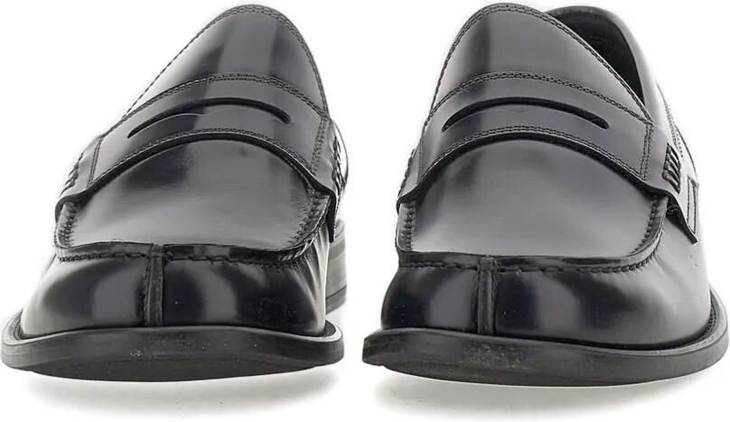 Duca Degli Abruzzi Monaco leren loafers Zwart - Foto 4