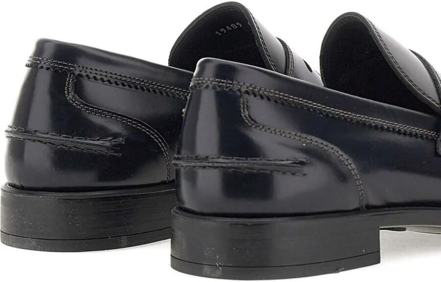 Duca Degli Abruzzi Monaco leren loafers Zwart - Foto 2