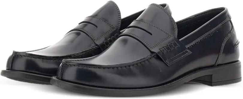 Duca Degli Abruzzi Monaco leren loafers Zwart - Foto 5