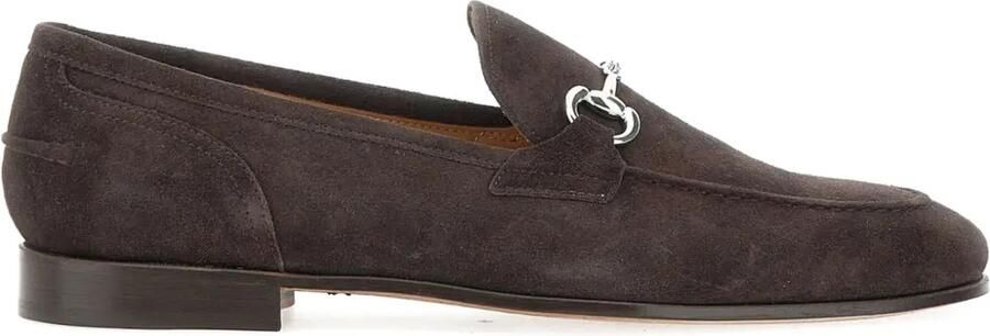 Duca Degli Abruzzi Suède loafers met ronde neus Bruin