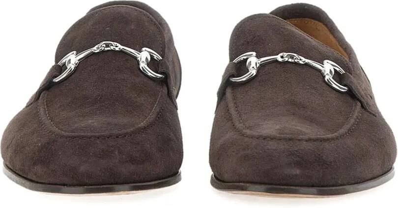 Duca Degli Abruzzi Suède loafers met ronde neus Bruin - Foto 5