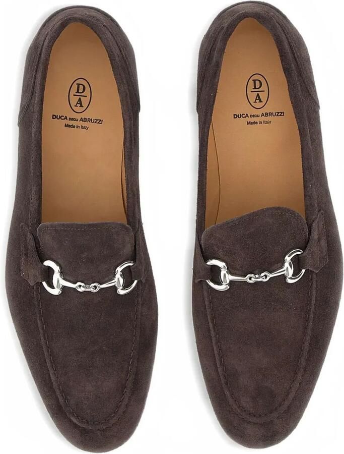 Duca Degli Abruzzi Suède loafers met ronde neus Bruin - Foto 2