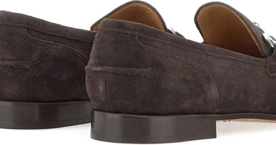 Duca Degli Abruzzi Suède loafers met ronde neus Bruin - Foto 4
