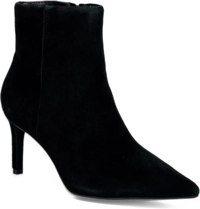 Dune London Obsessively pointed-toe suede boots Zwart