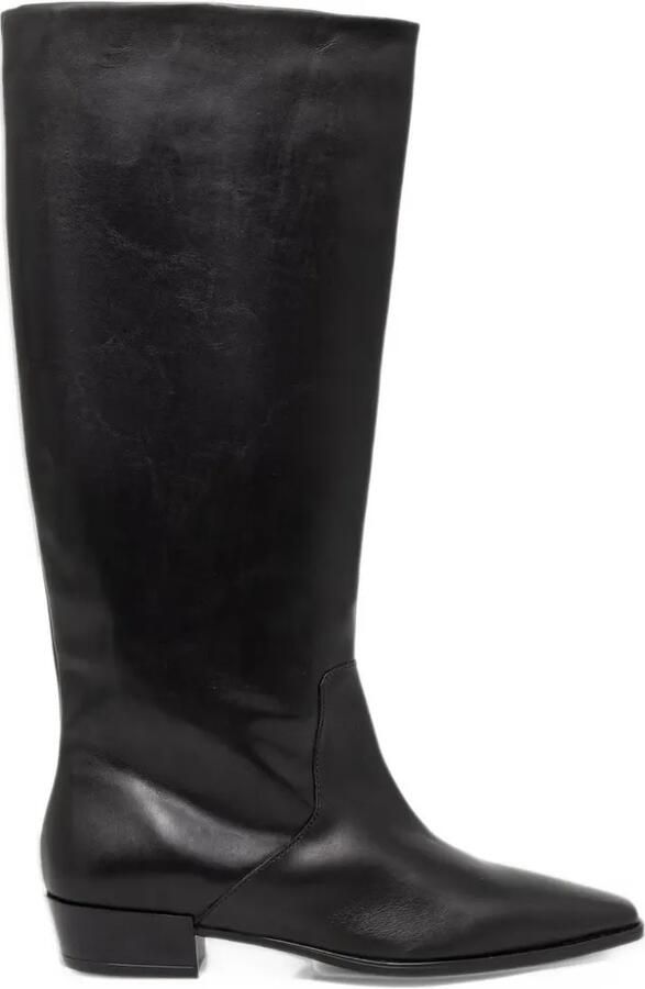 Dune London Torrie leather boots Zwart