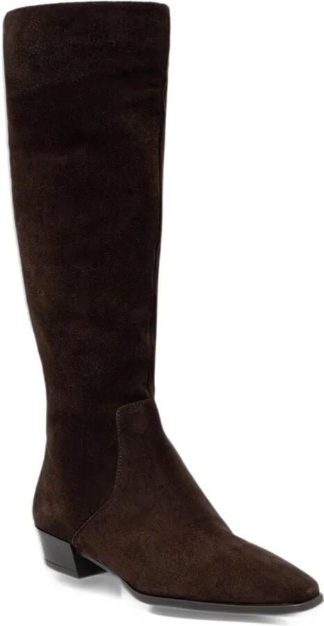 Dune London Torrie suede square-toe boots Bruin - Foto 3