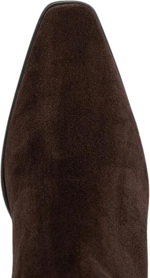 Dune London Torrie suede square-toe boots Bruin - Foto 2