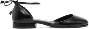 Durazzi Milano Ballerina's met enkelbandje Zwart