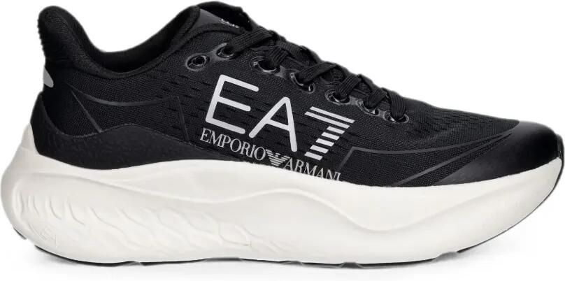 Ea7 Emporio Armani Chunky sneakers met logoprint Zwart