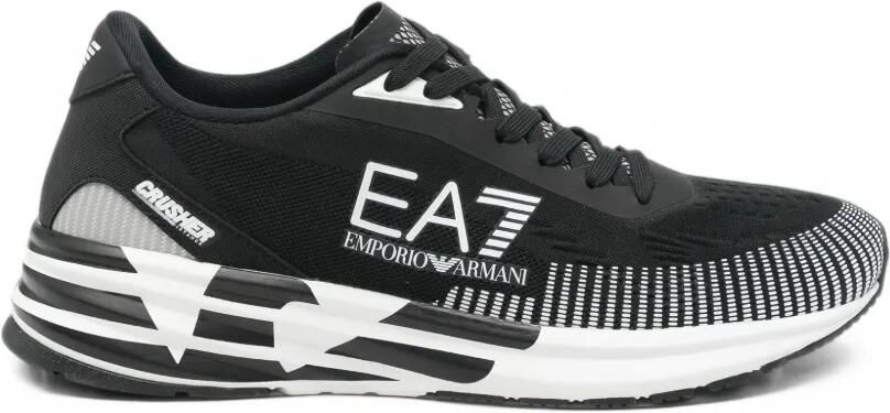 Ea7 Emporio Armani Crusher Distance sneakers Zwart