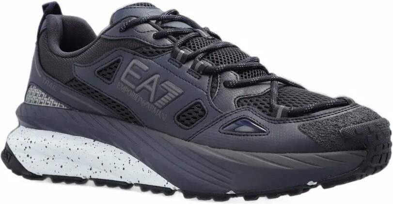 Ea7 Emporio Armani Crusher Sonic Trail 2.0 logo-detail sneakers Blauw - Foto 4