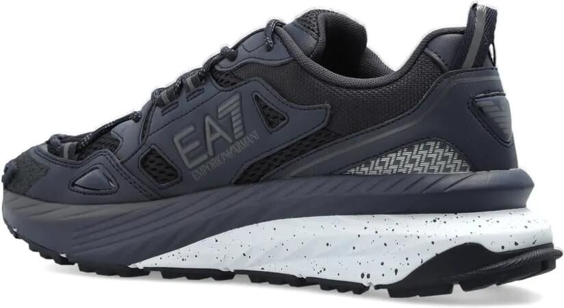 Ea7 Emporio Armani Crusher Sonic Trail 2.0 logo-detail sneakers Blauw - Foto 3