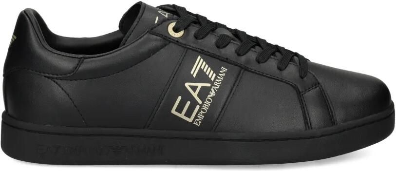 Ea7 Emporio Armani EA7 Classic leren sneakers Zwart