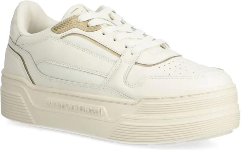 Ea7 Emporio Armani Leren sneakers Beige - Foto 2