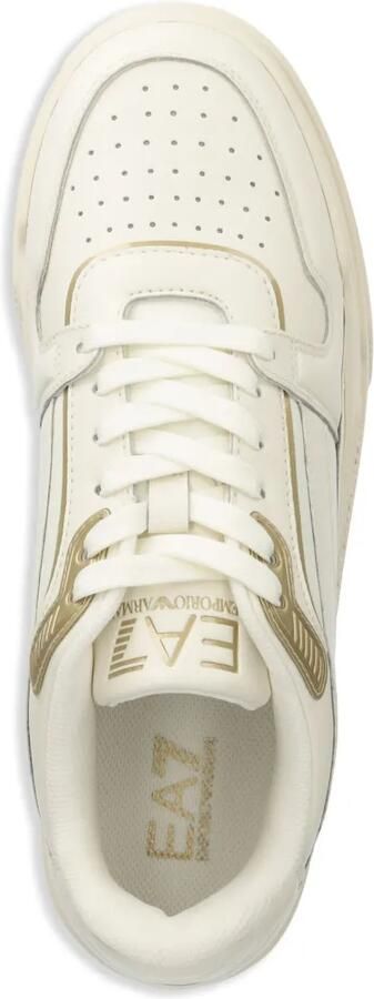 Ea7 Emporio Armani Leren sneakers Beige - Foto 4