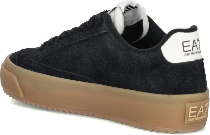 Ea7 Emporio Ar i Leren sneakers met logodetail Zwart - Foto 3
