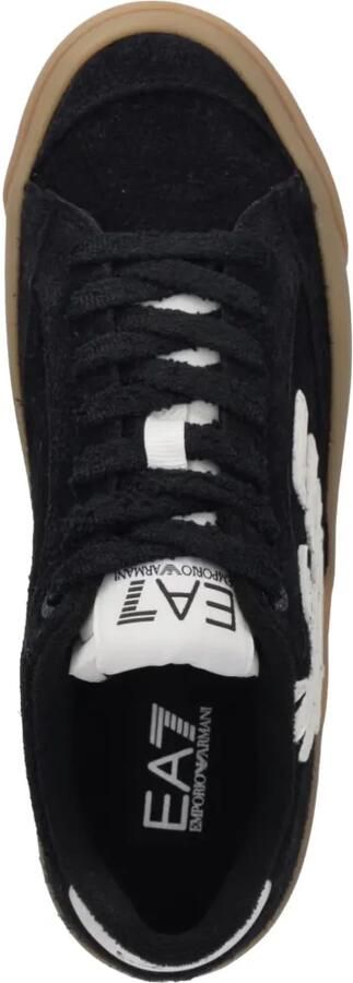 Ea7 Emporio Ar i Leren sneakers met logodetail Zwart - Foto 4