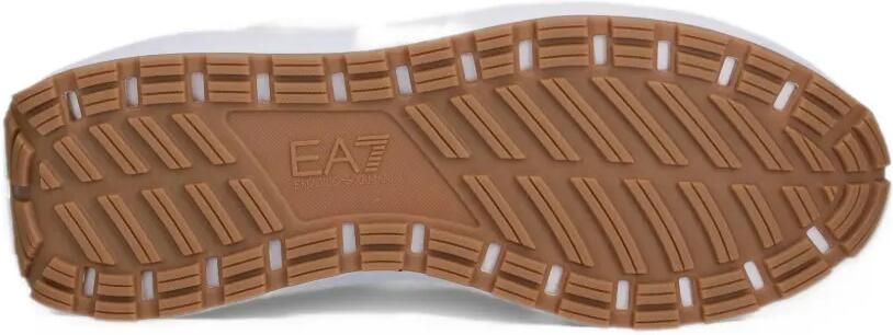 Ea7 Emporio Ar i logo-patch panelled sneakers Beige - Foto 5