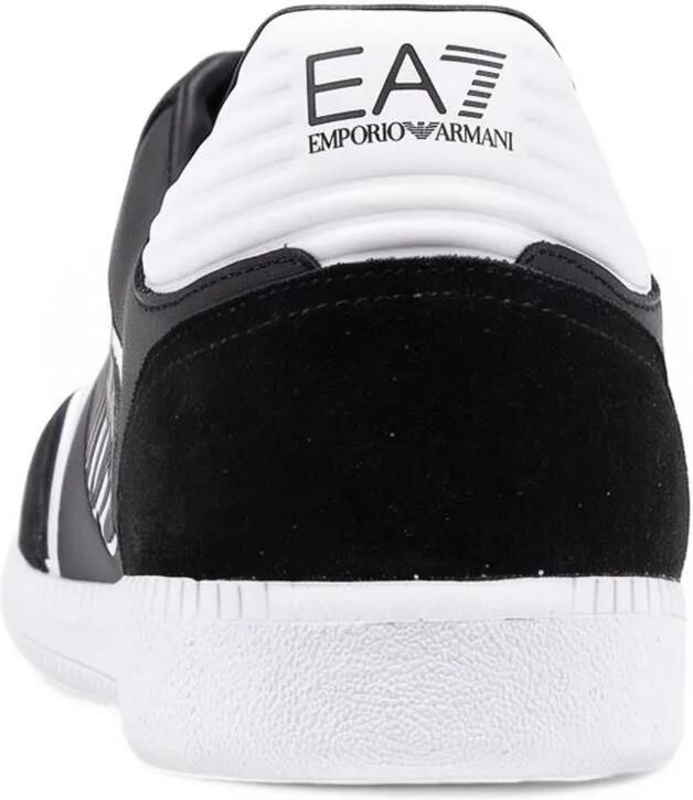 Ea7 Emporio Armani logo-print leather sneakers Zwart - Foto 2